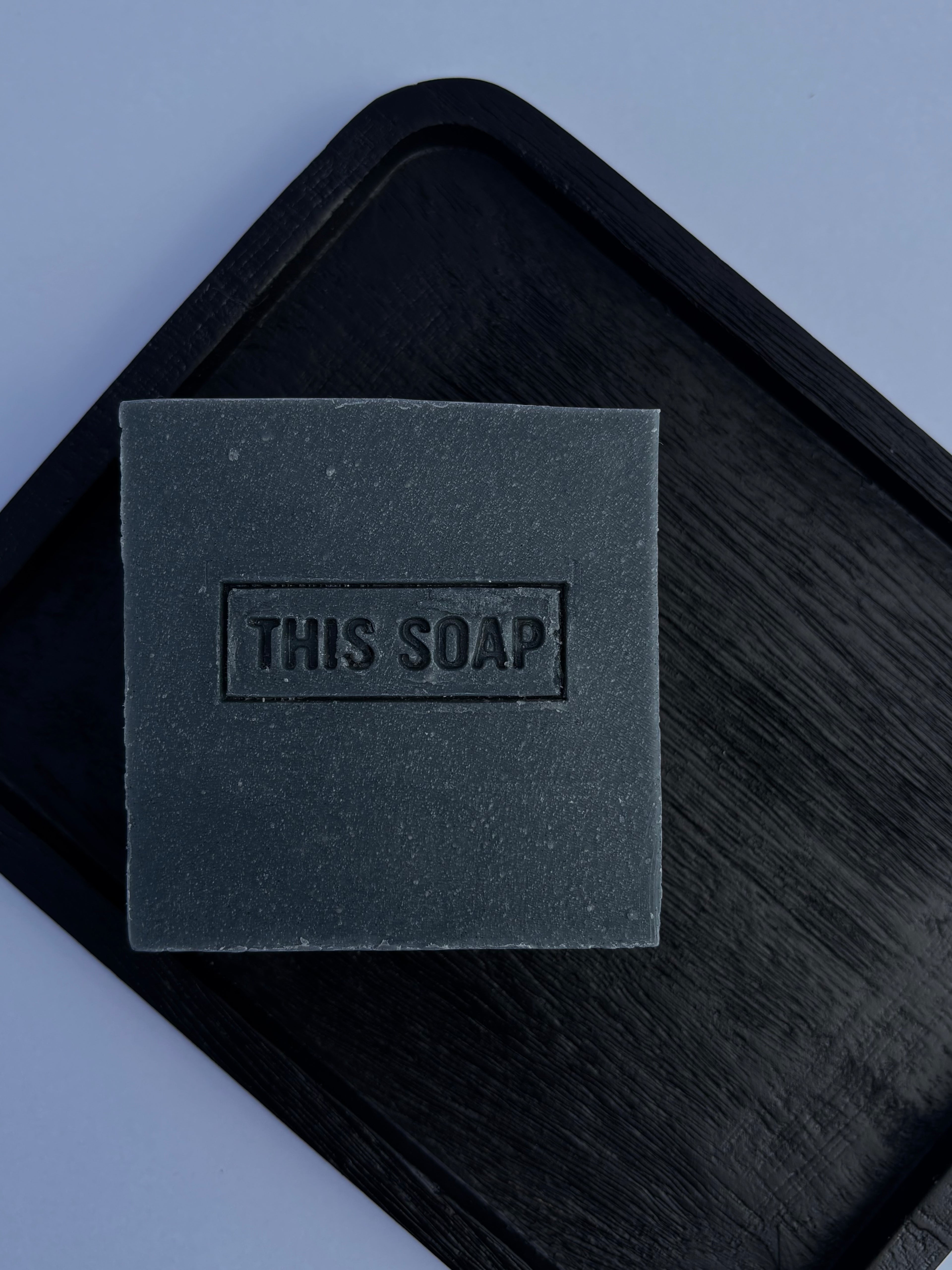 Bold Men’s Soap Bar | Vetiver, Patchouli, Cedarwood, Frankincense, Charcoal