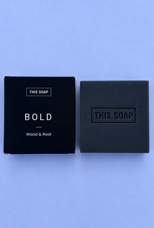 Bold | Men’s Soap Set | Vetiver, Patchouli, Cedarwood, Frankincense, Charcoal