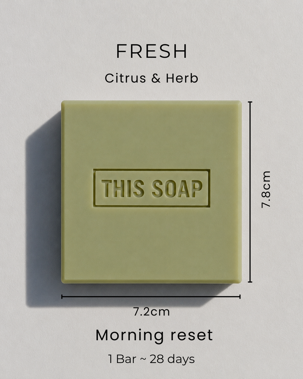 Fresh | Men’s Soap Set | Bergamot, Orange, Rosemary, Kaolin Clay, French Green Clay