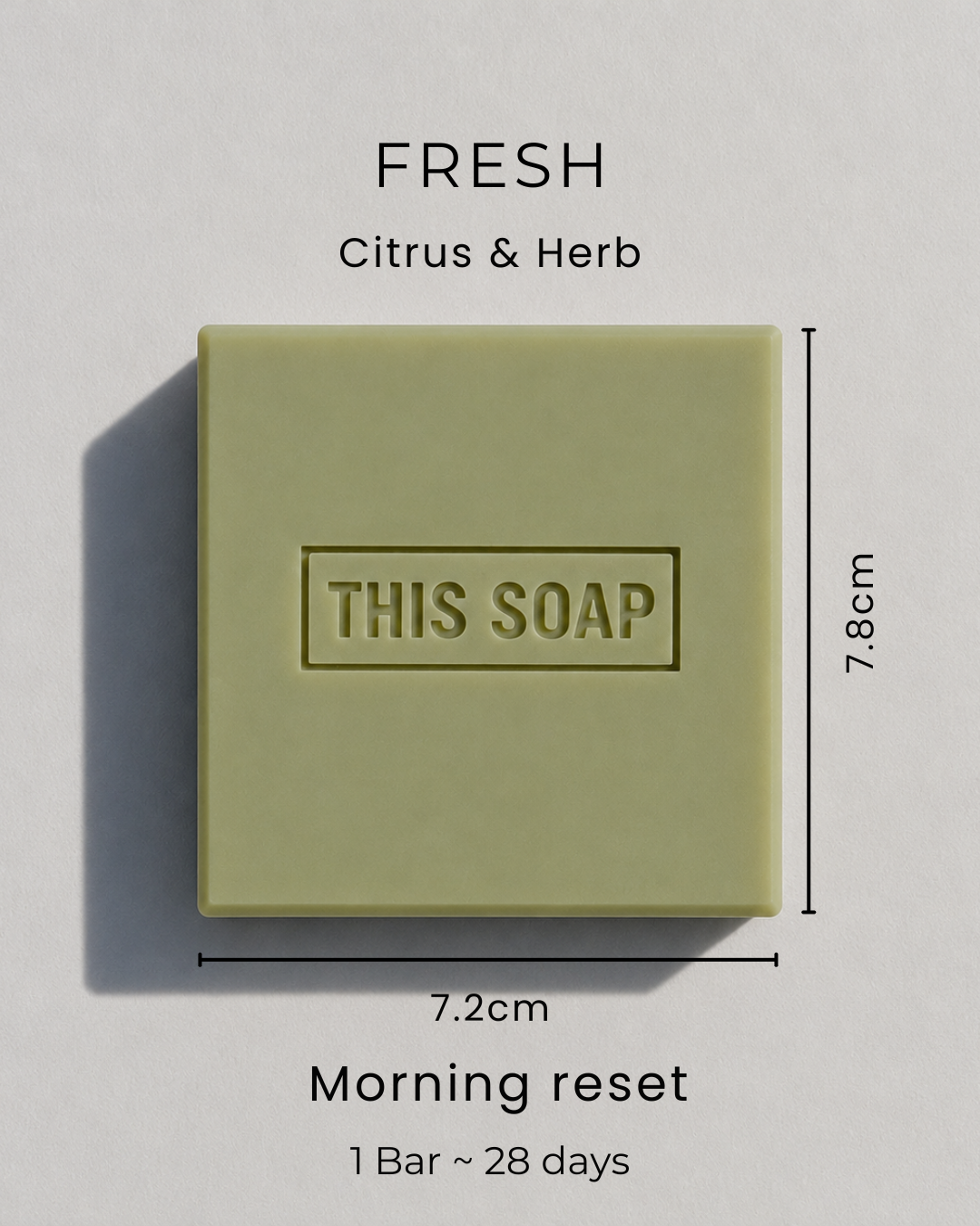 Fresh | Men’s Soap Set | Bergamot, Orange, Rosemary, Kaolin Clay, French Green Clay