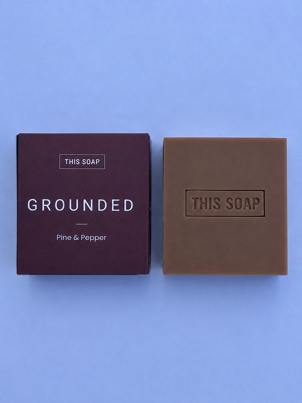 Grounded | Men's Soap Set | Pine, Black Pepper, Lavender, Pumice, Raw Cocoa