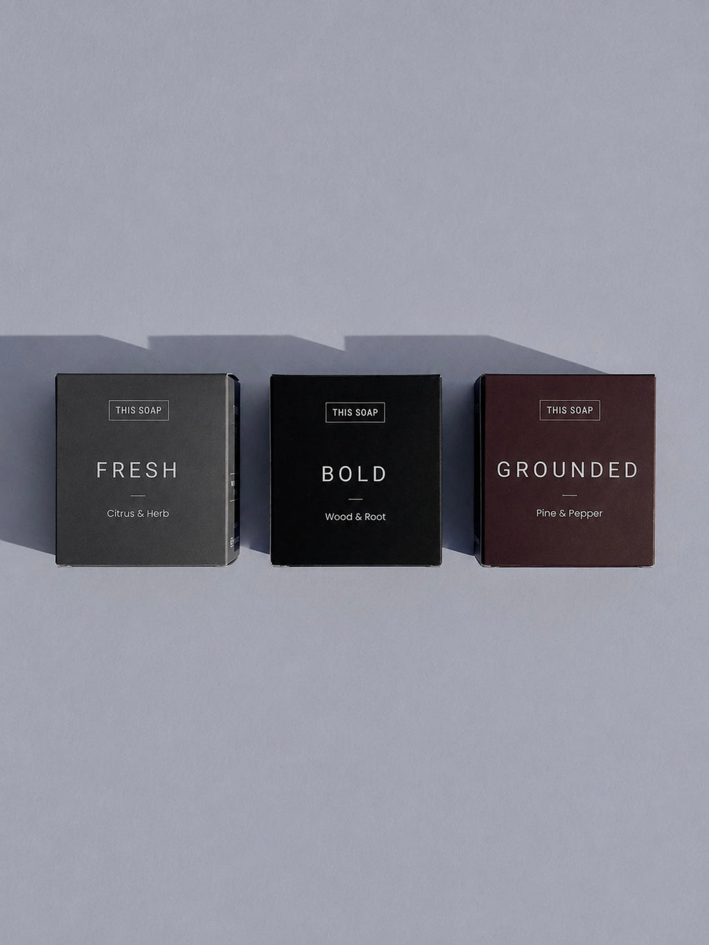 Fresh, Bold & Grounded Men’s Soap Set | The Ritual Collection - This Soap