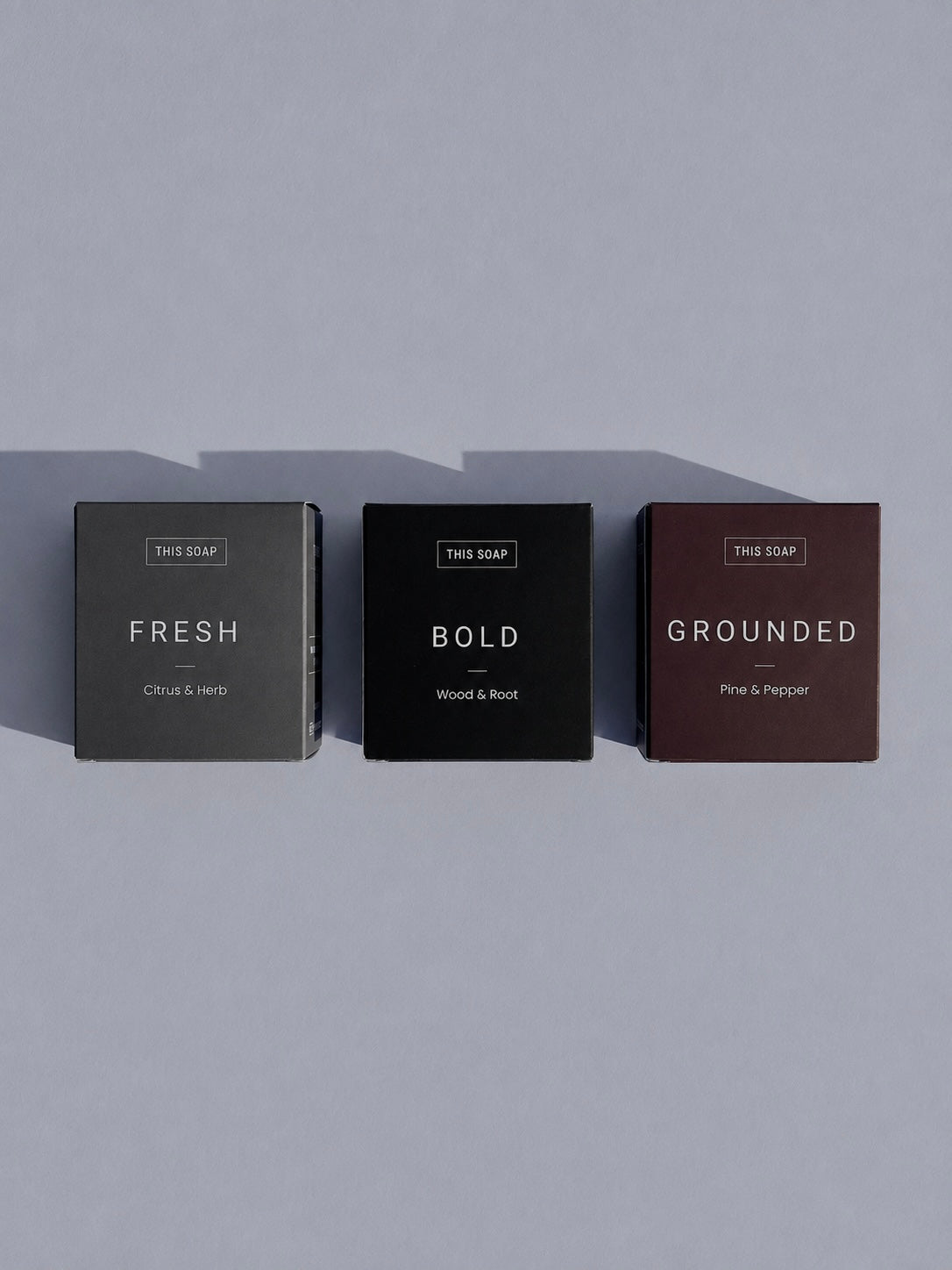 Fresh, Bold & Grounded Men’s Soap Set | The Ritual Collection - This Soap