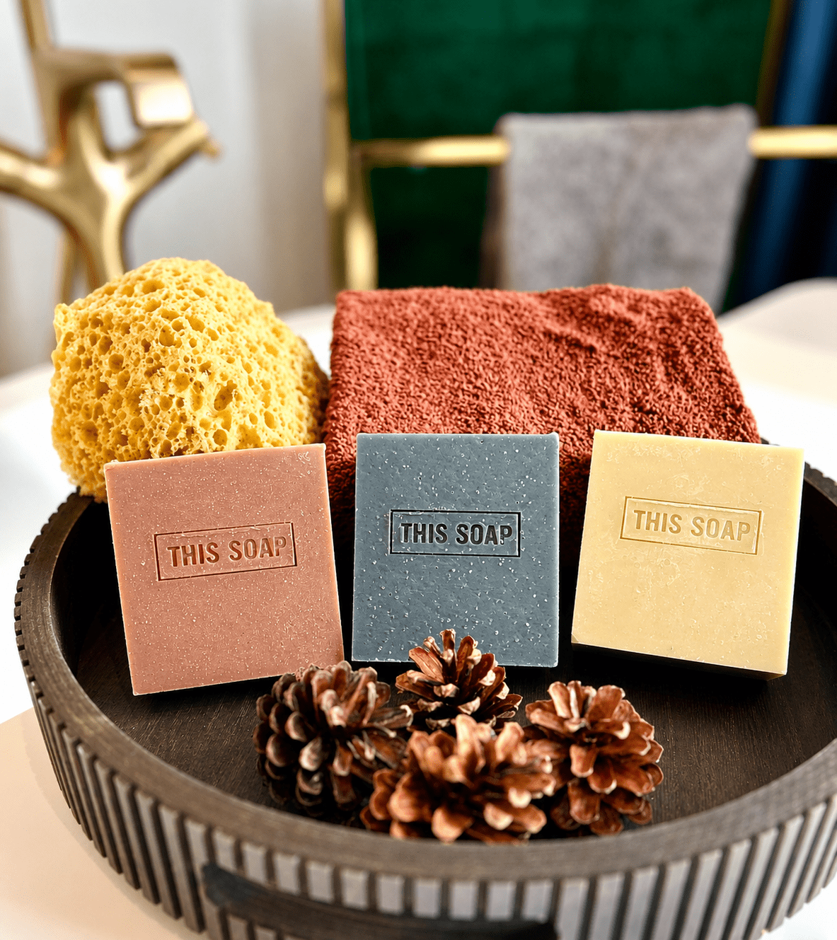 Fresh, Bold & Grounded Men’s Soap Set | The Ritual Collection - This Soap