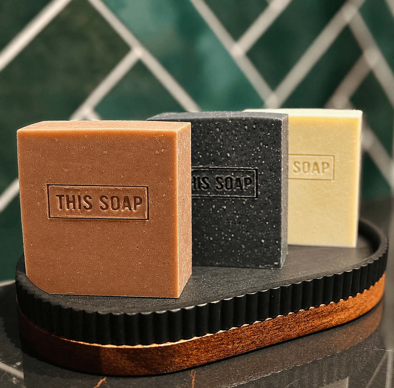 Fresh, Bold & Grounded Men’s Soap Set | The Ritual Collection - This Soap