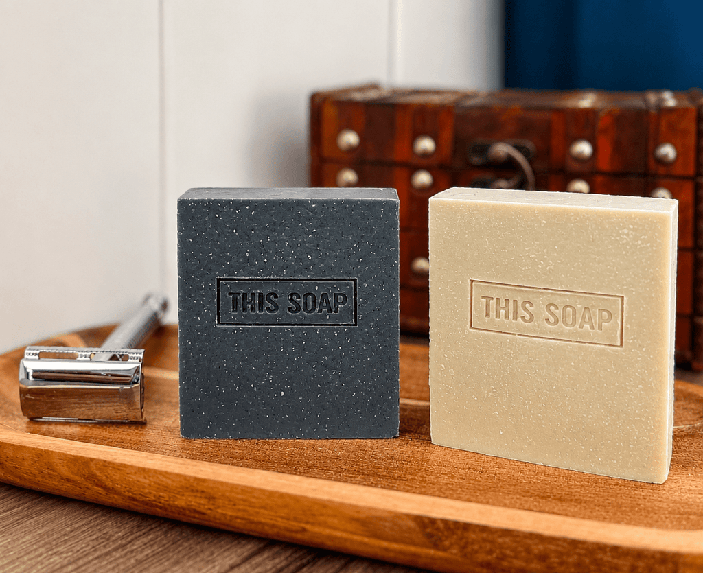 Fresh & Bold Men’s Soap Set | Citrus & Herb | Wood & Root - This Soap