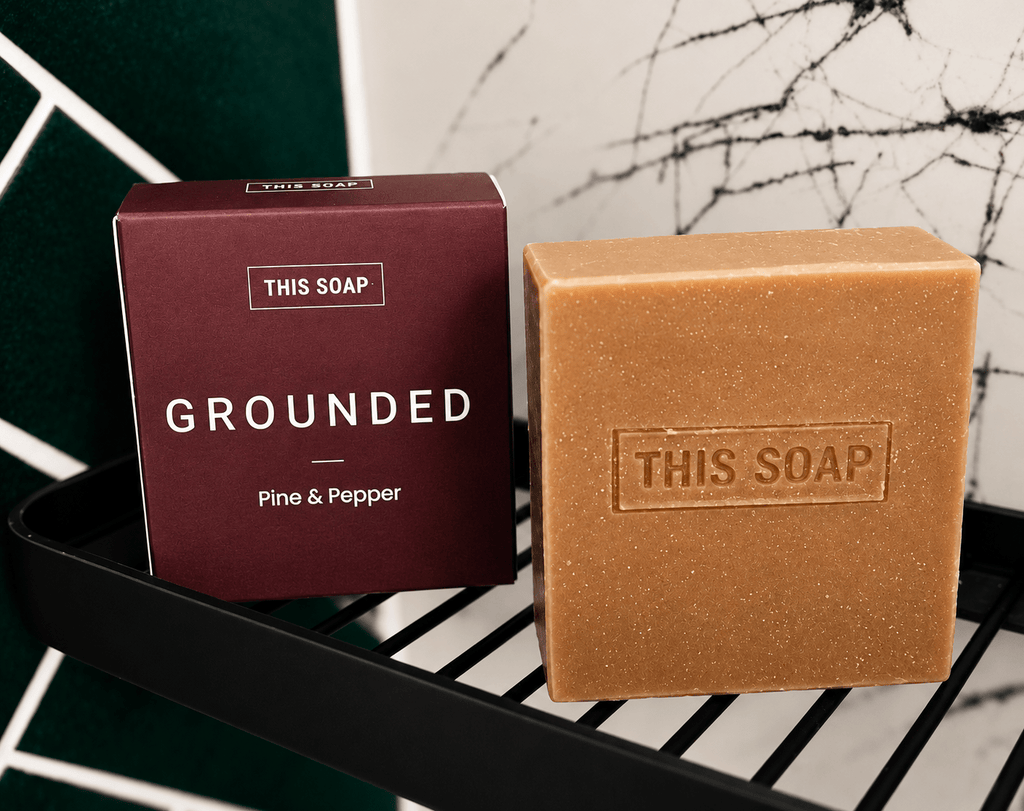 Grounded Men’s Soap | Pine & Pepper - This Soap