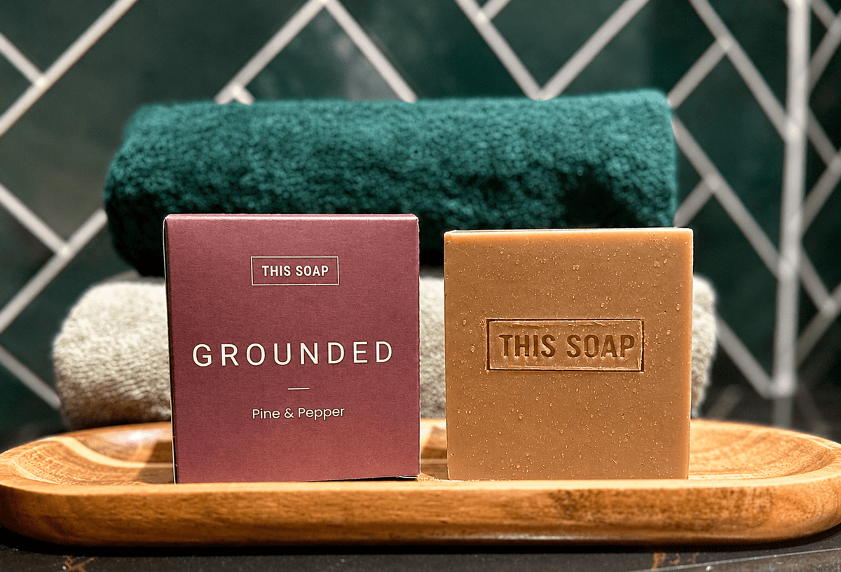 Grounded Men’s Soap | Pine & Pepper - This Soap