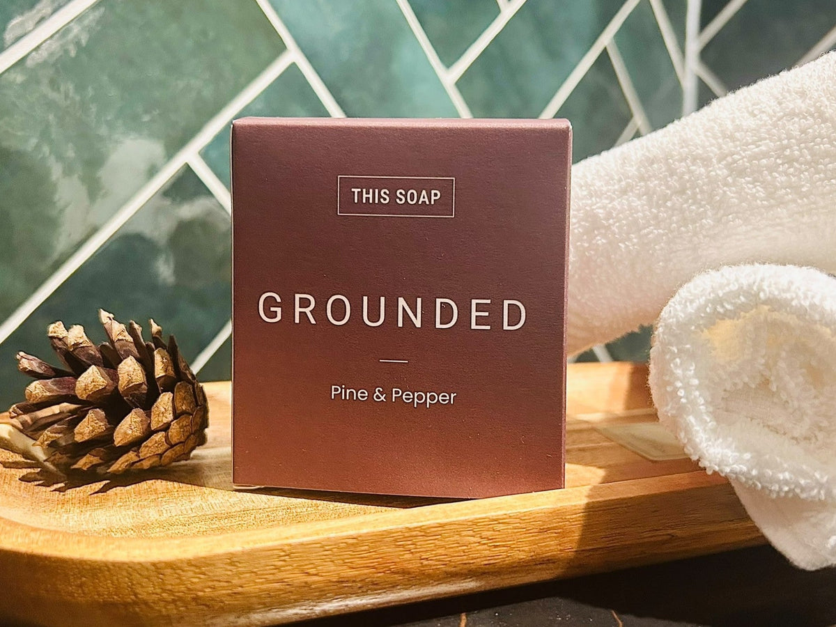 Grounded Men’s Soap | Pine & Pepper - This Soap